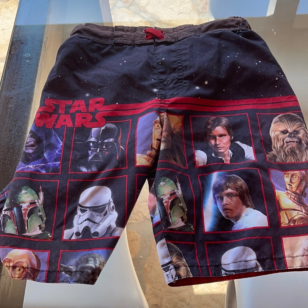 Star Wars boy swim trunks